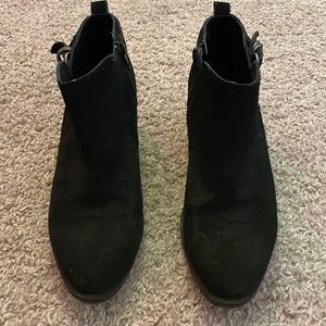 Black ankle boots